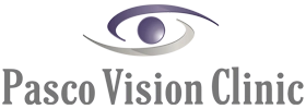 The Pasco Vision Clinic logo for the sidebar of the website