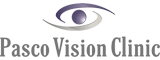 The Pasco Vision Clinic logo for the scrolling header of the website